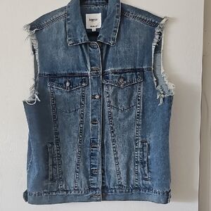 Kensie Blue Denim Vest